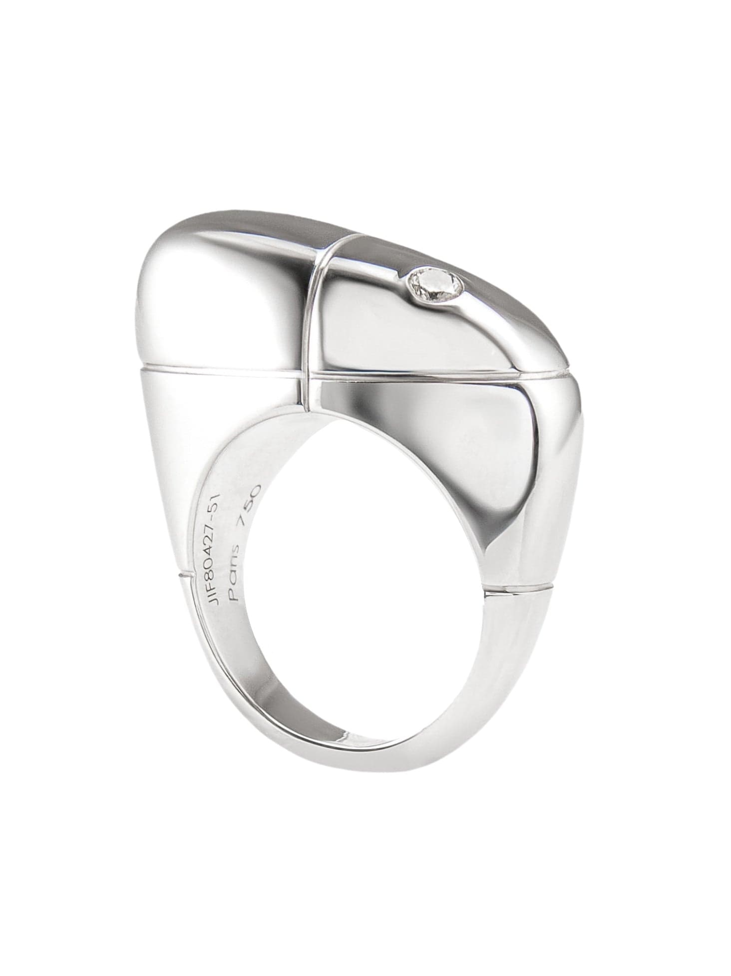 Ring Fred White Gold and Diamonds - . Görsel