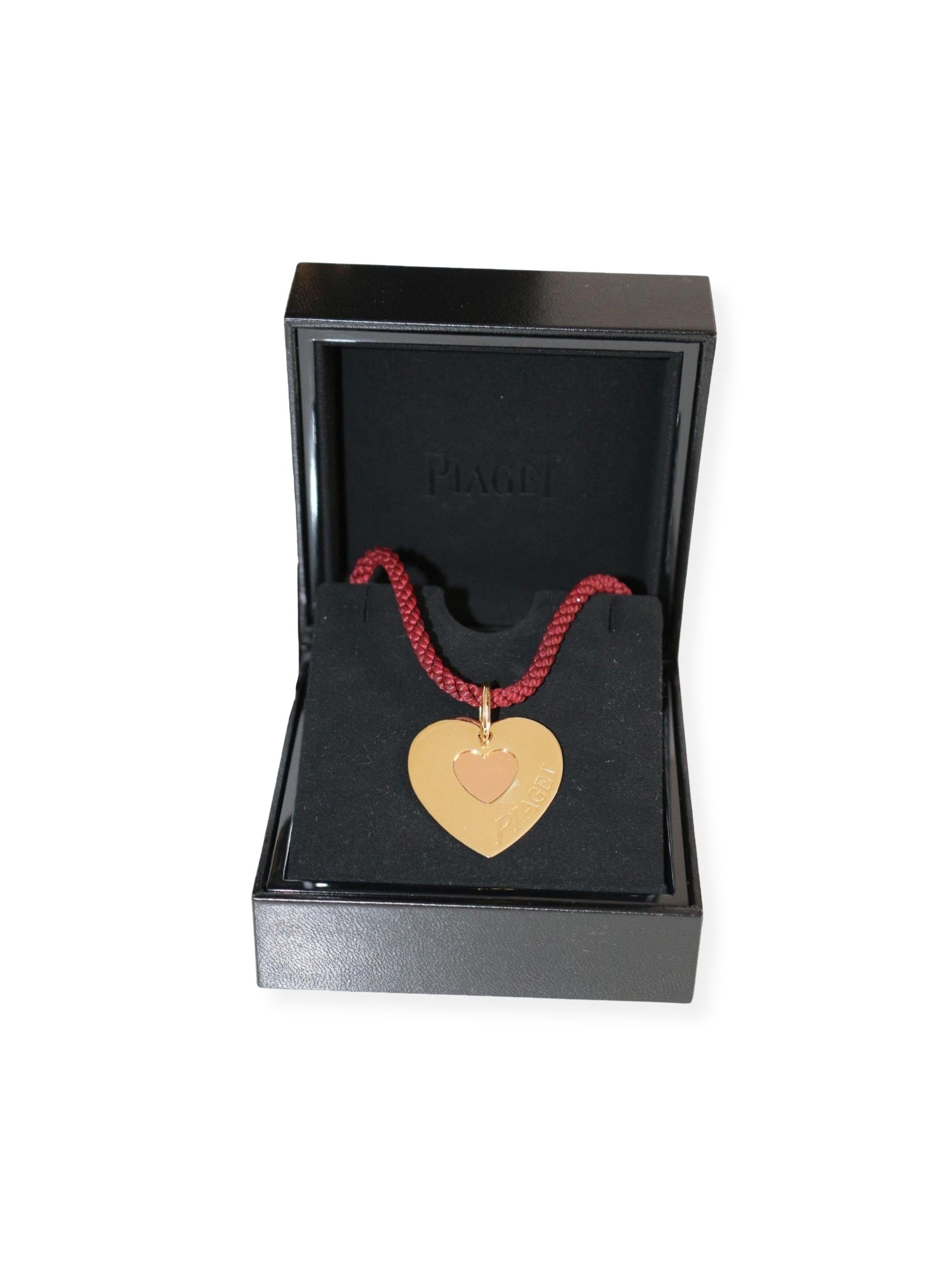 PIAGET - necklace/pendant yellow gold, pink gold - . Görsel