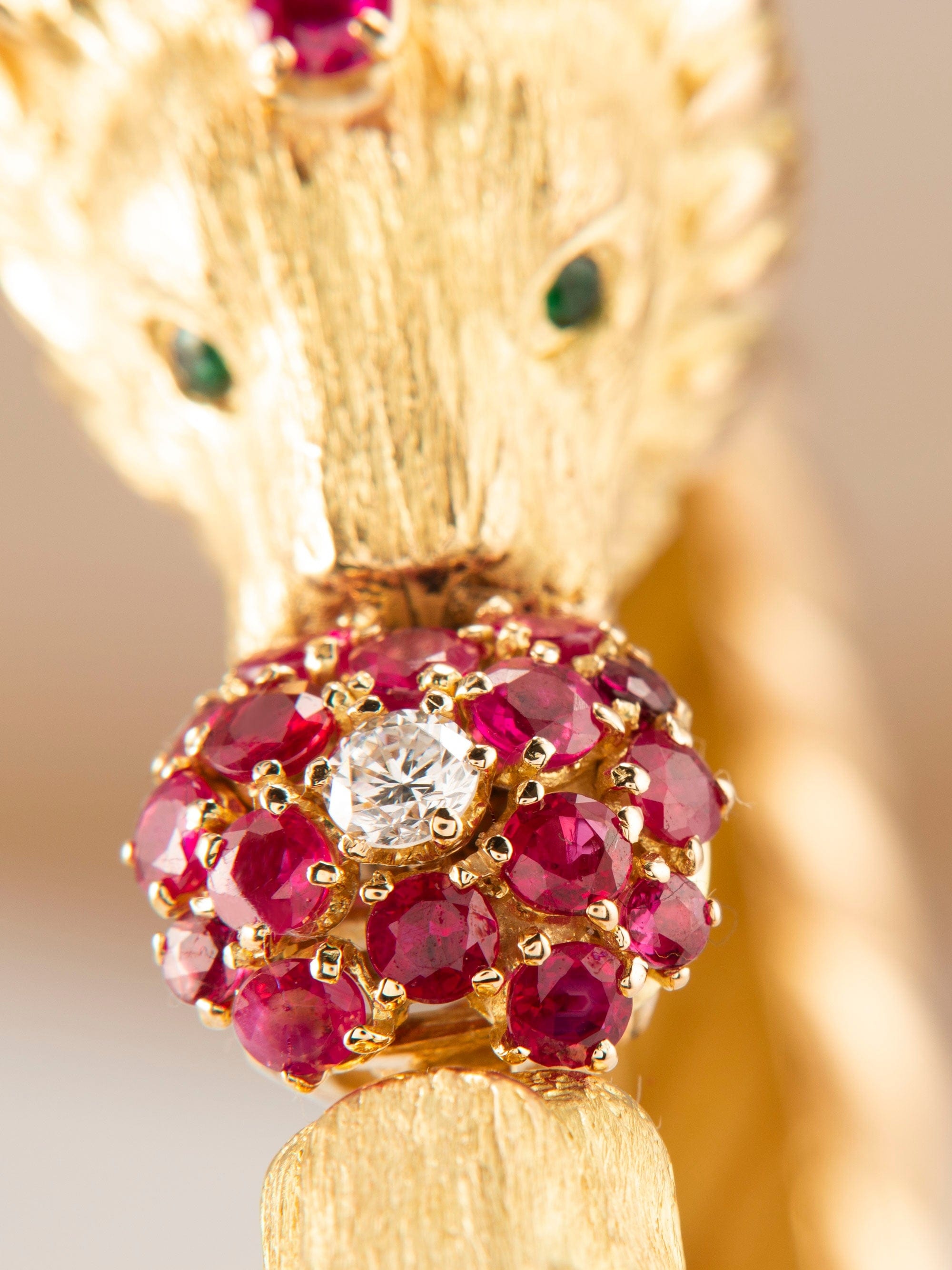 Yellow Gold Lion Head Bangle Bracelet - . Görsel