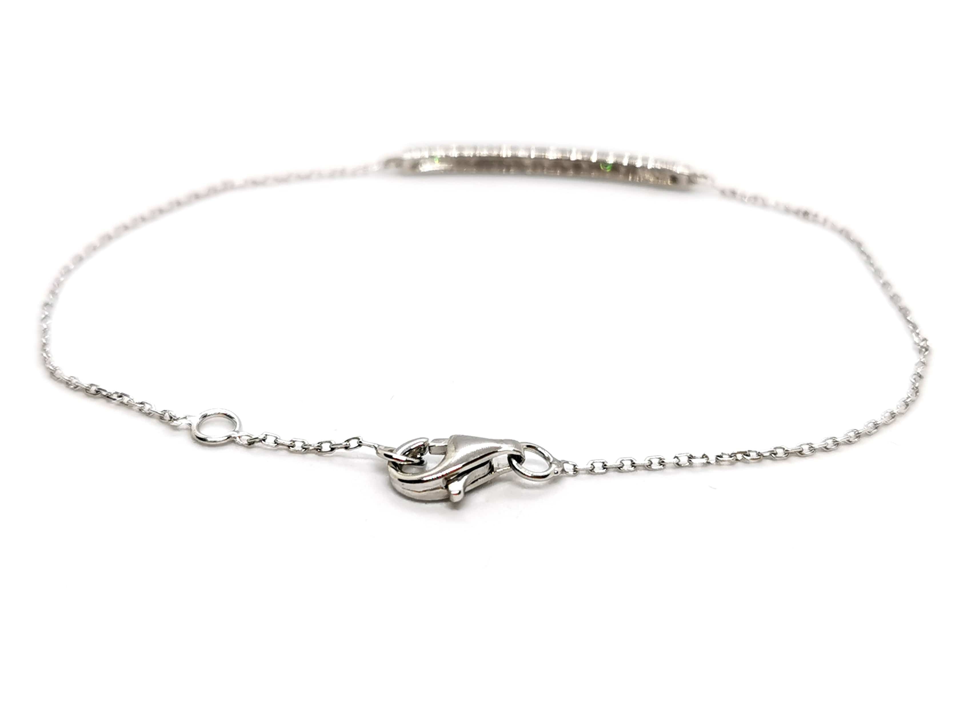White Gold Diamond Bracelet - . Görsel