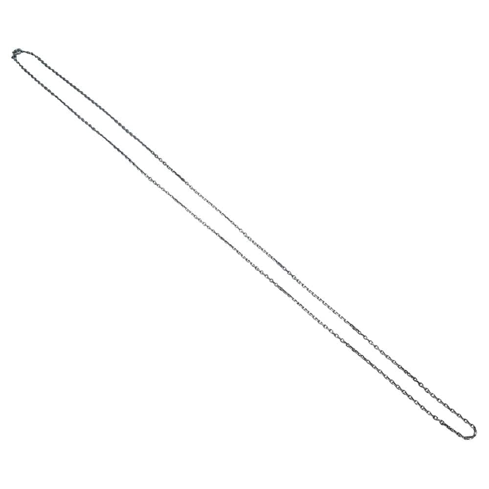 Cable link chain, white gold. - . Görsel