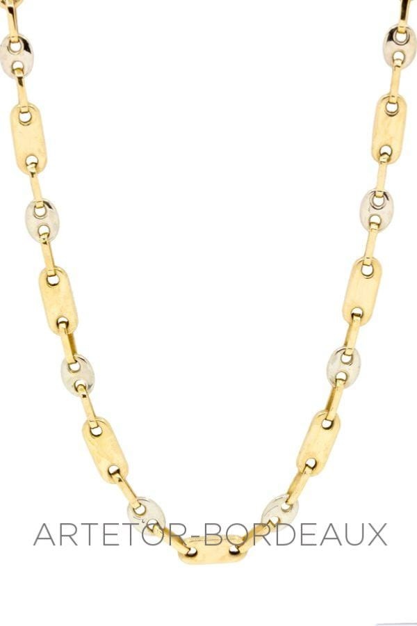 Chain mesh coffee bean and plates - . Görsel