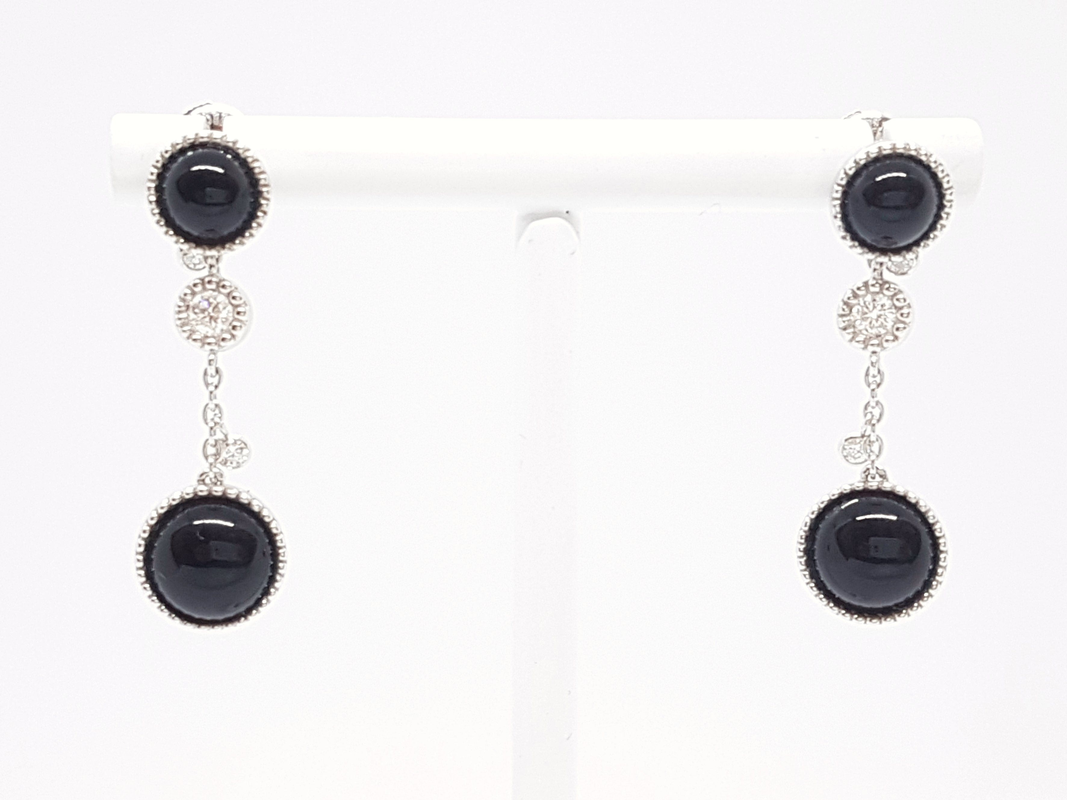 Susie Otero White Gold Diamond Drop Earrings - . Görsel