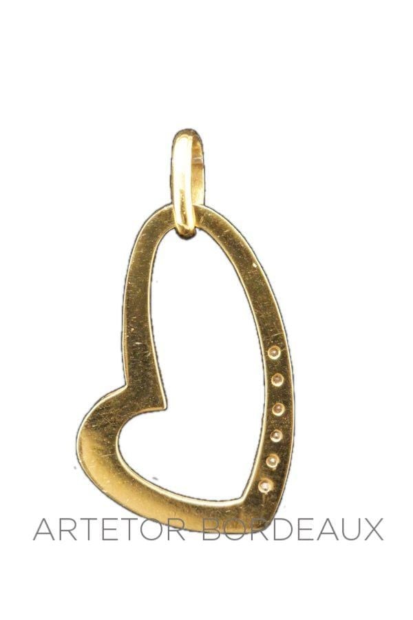 Diamond heart pendant - . Görsel