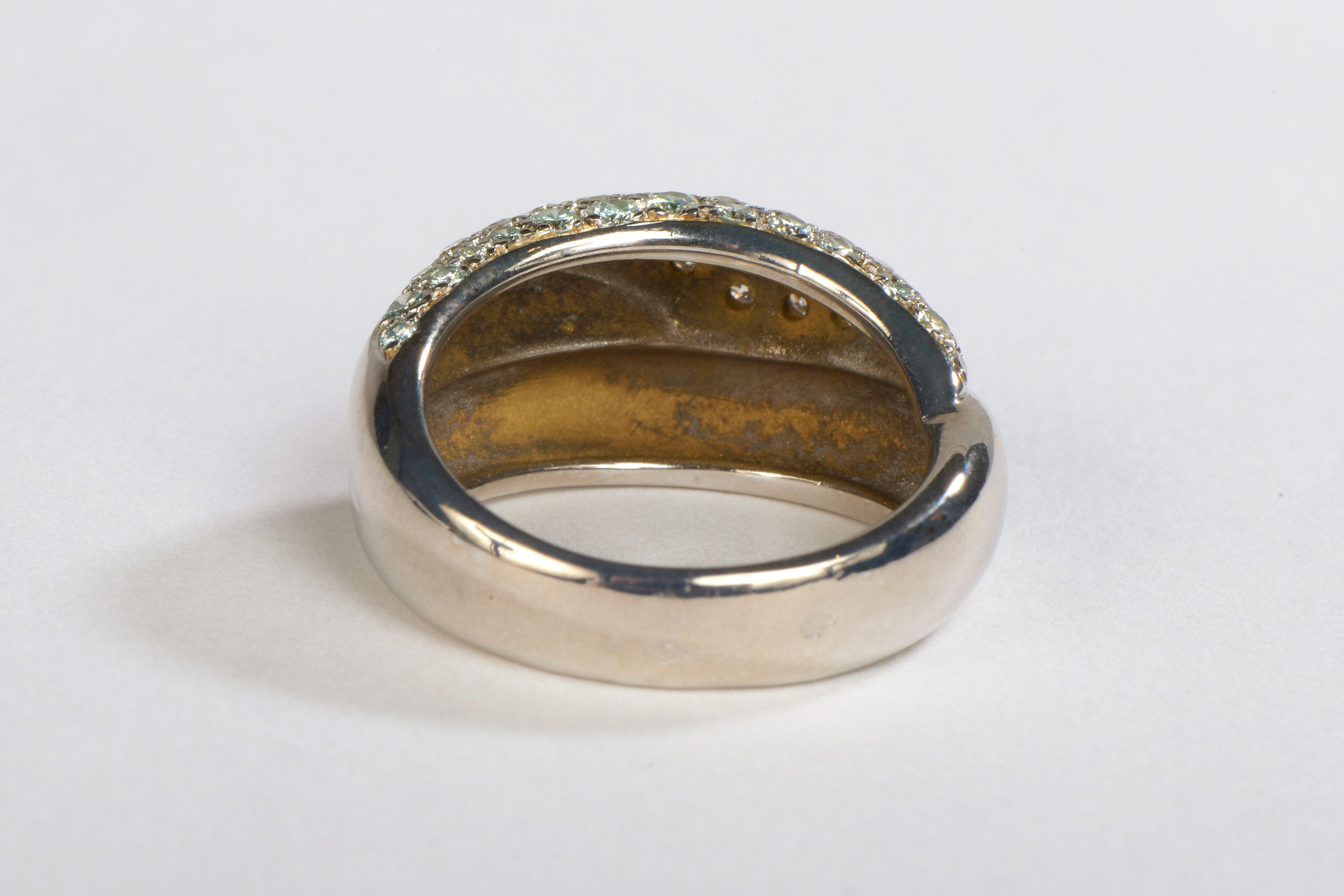 White Gold Diamond Ring - . Görsel