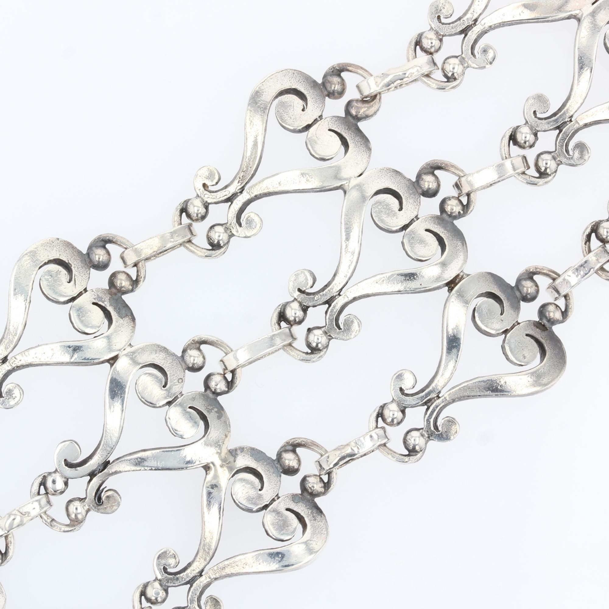 Cuff bracelet in silver - . Görsel