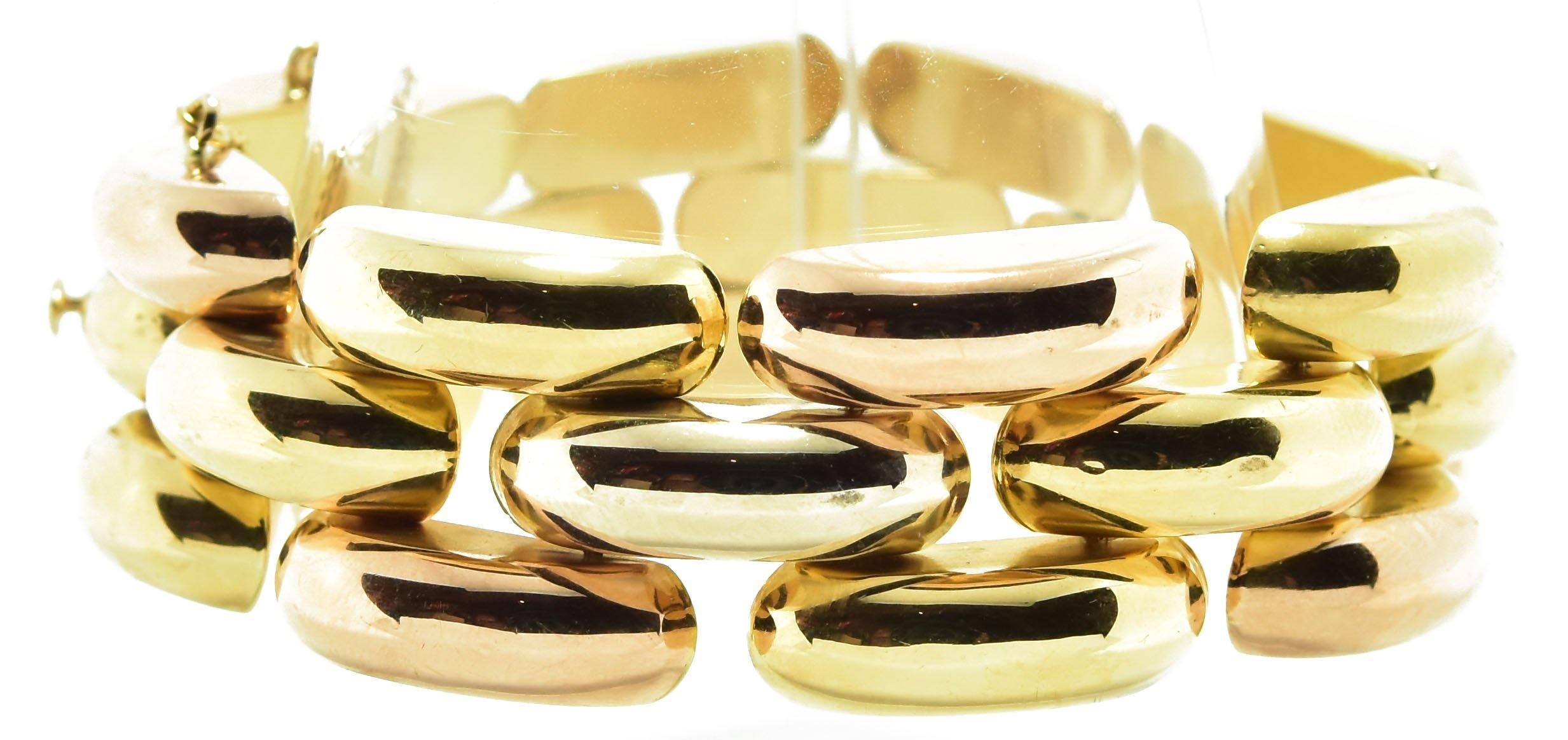 Bracelet Tank 3 gold - . Görsel