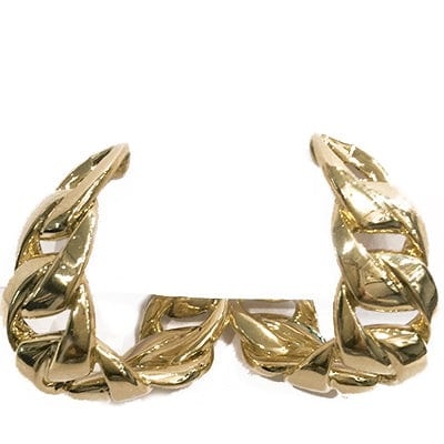 Earrings Cartier “Bergame” model in yellow gold. - . Görsel