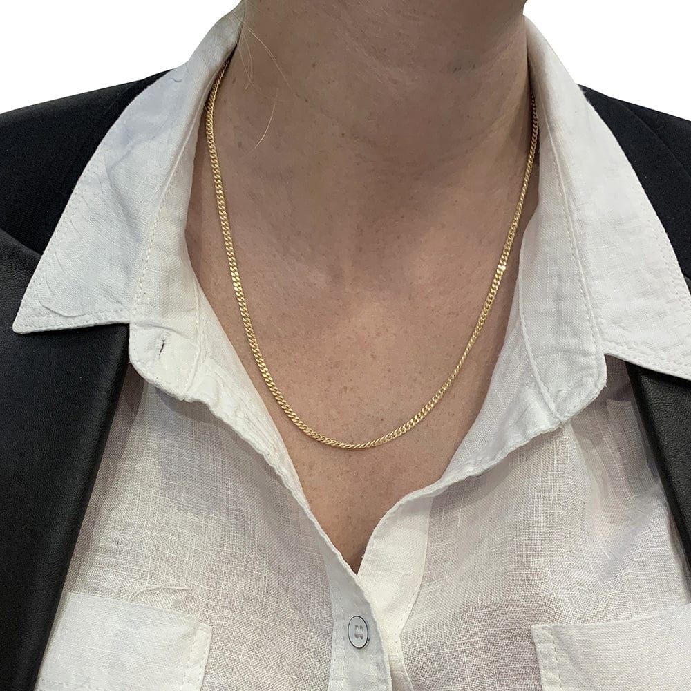 Yellow gold chain. - . Görsel