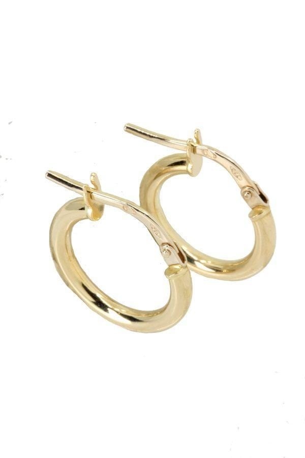 Modern hoop earrings - . Görsel