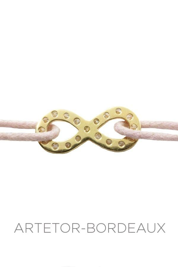 Diamond infinity bracelet - . Görsel