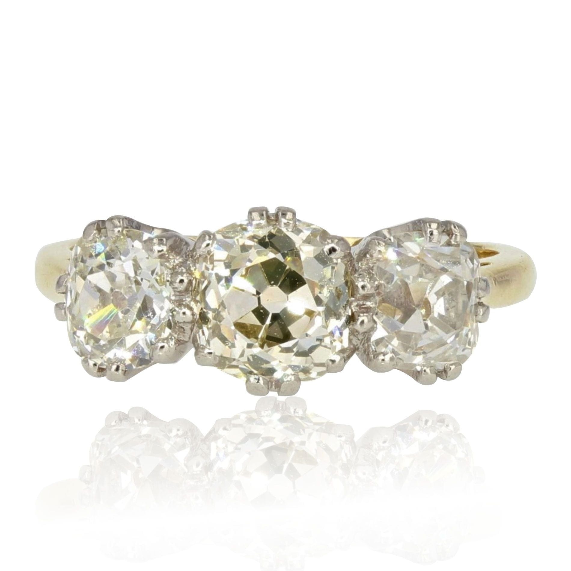 Old diamond garter ring - . Görsel