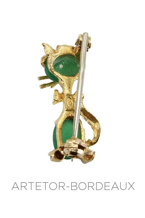 Cat brooch - . Görsel