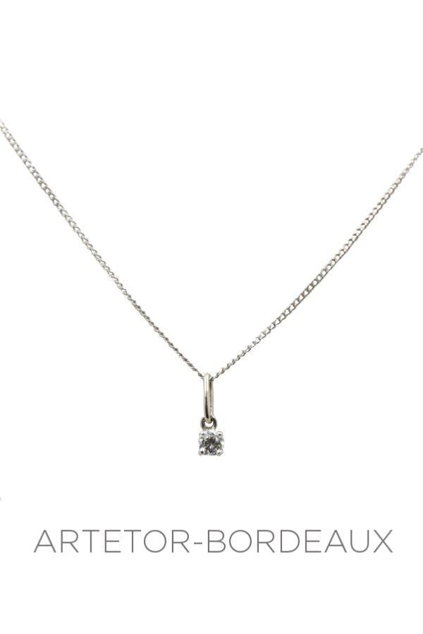 Diamond necklace - . Görsel