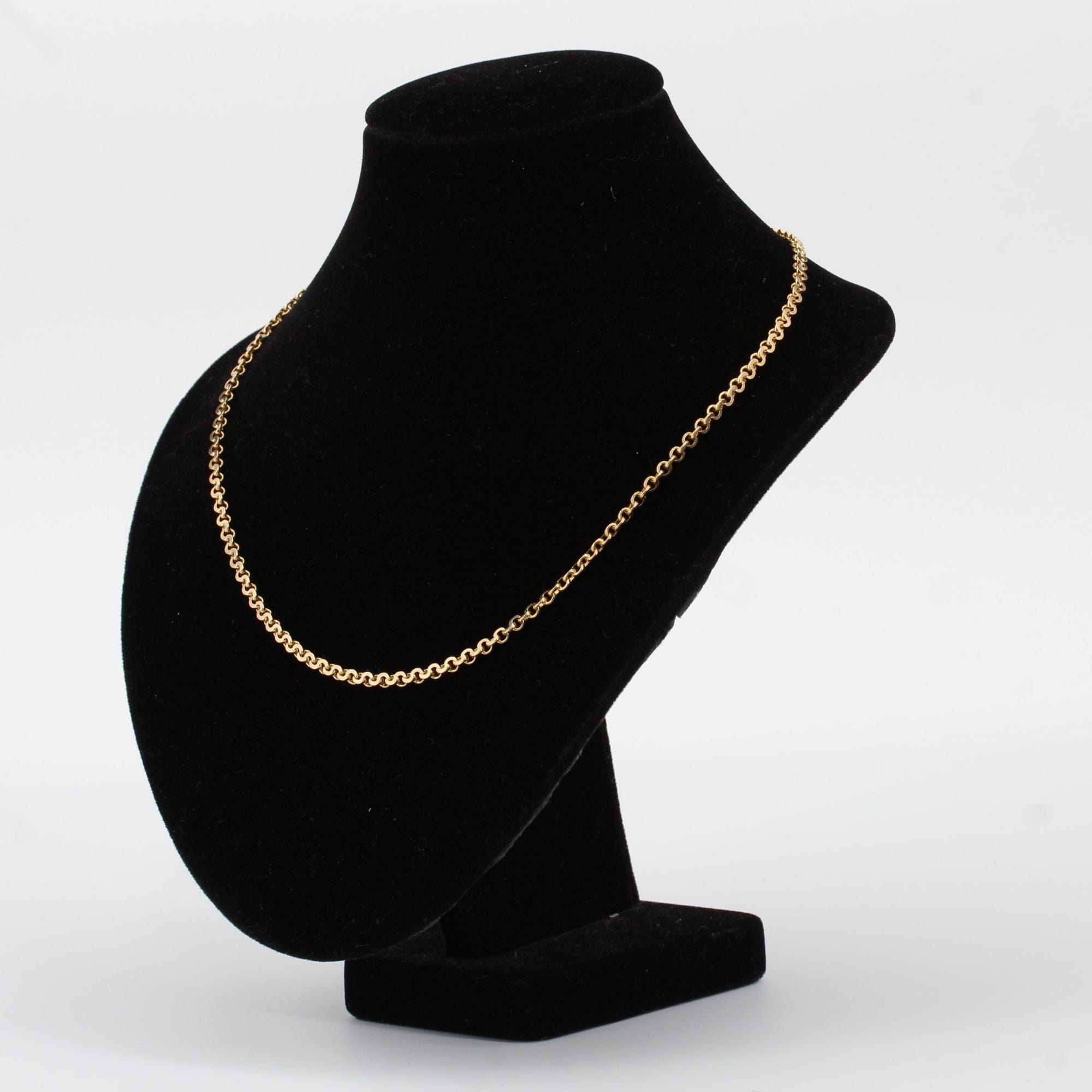Old yellow gold chain - . Görsel