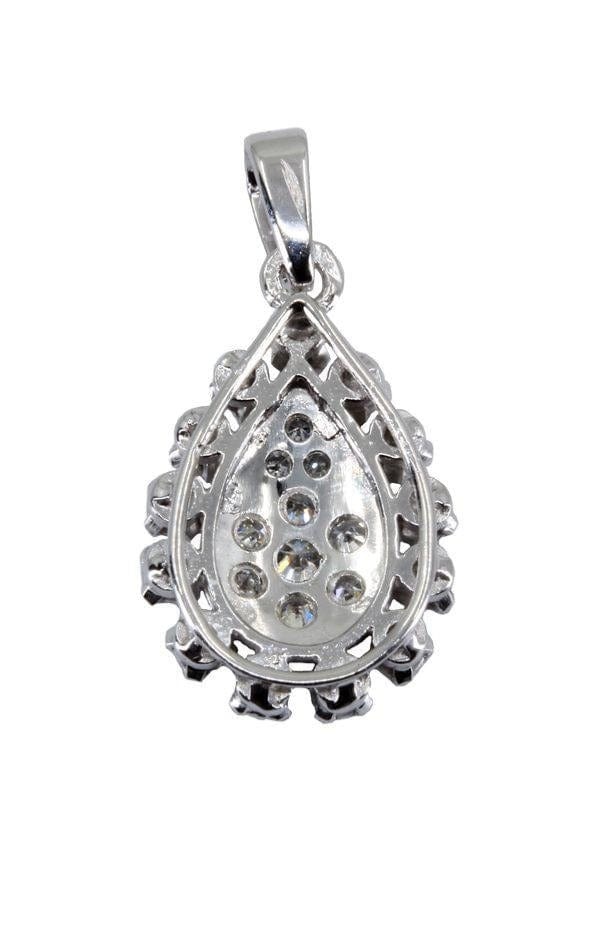 Diamond drop pendant - . Görsel