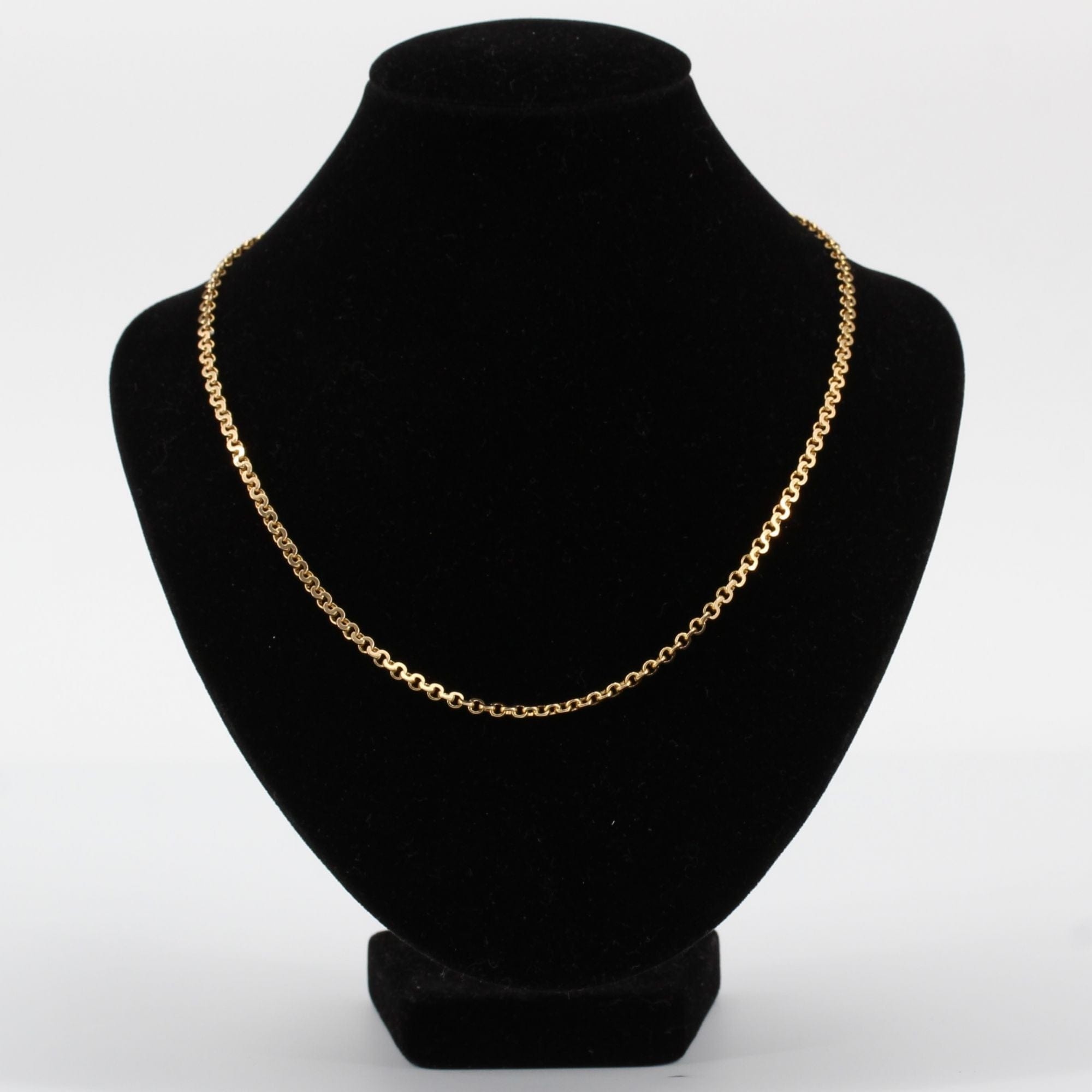 Old yellow gold chain - . Görsel