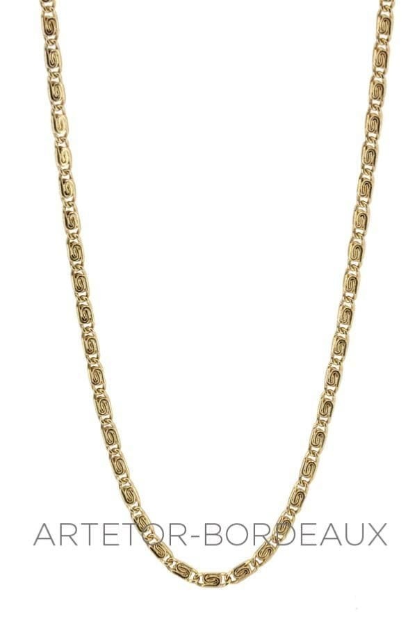 Fancy flat mesh chain - . Görsel