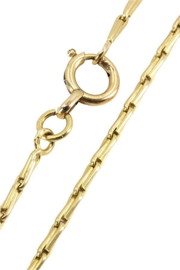 FANCY BATON MESH NECKLACE - . Görsel