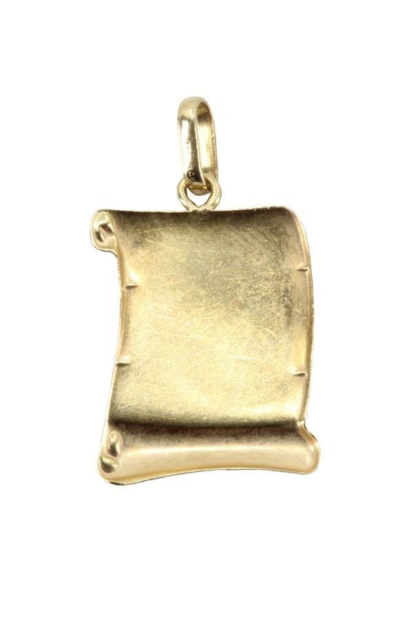 STAR OF LOVE PARCHMENT PENDANT - . Görsel