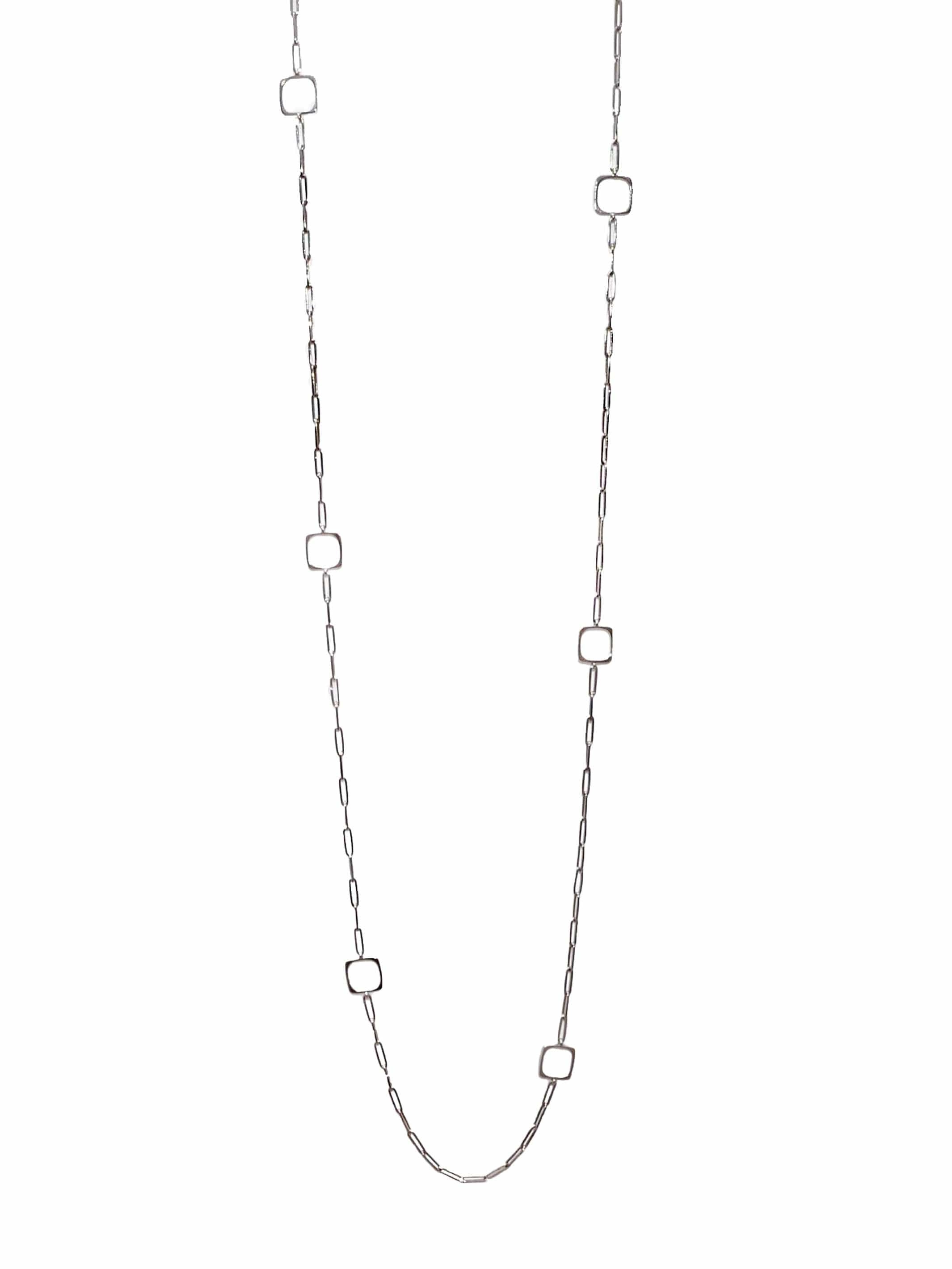 Long necklace branded of the House Dinh Van print collection - . Görsel