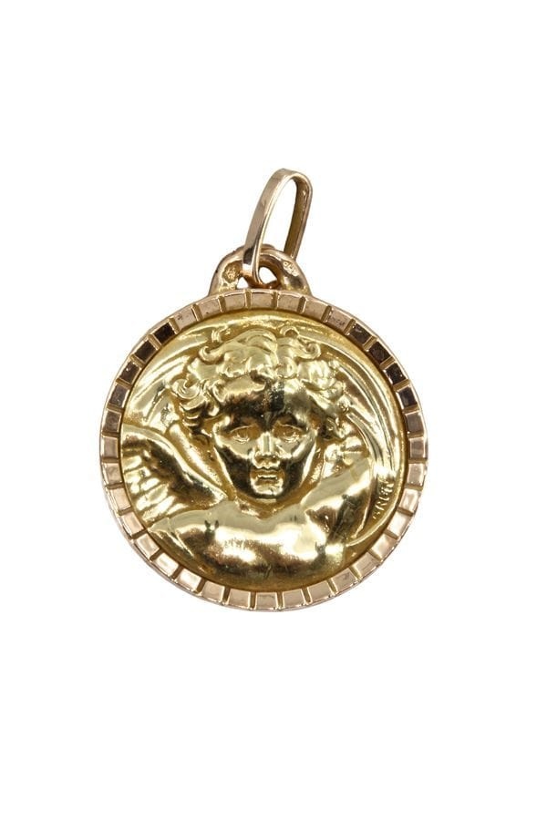 ANGEL MEDAL SIGNED GRÜN - . Görsel