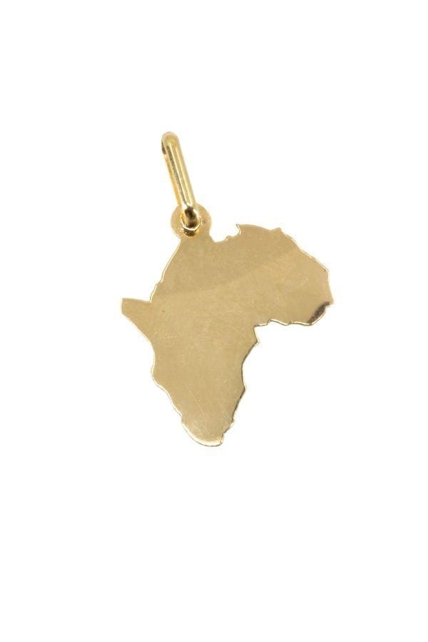 BRAZZAVILLE MAP OF AFRICA PENDANT - . Görsel