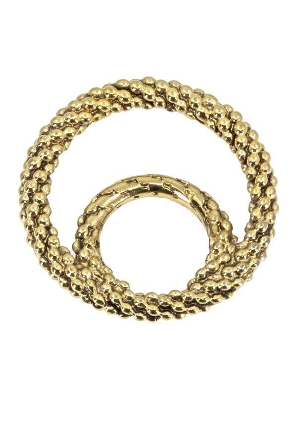 YVES SAINT LAURENT SCARF RING - . Görsel