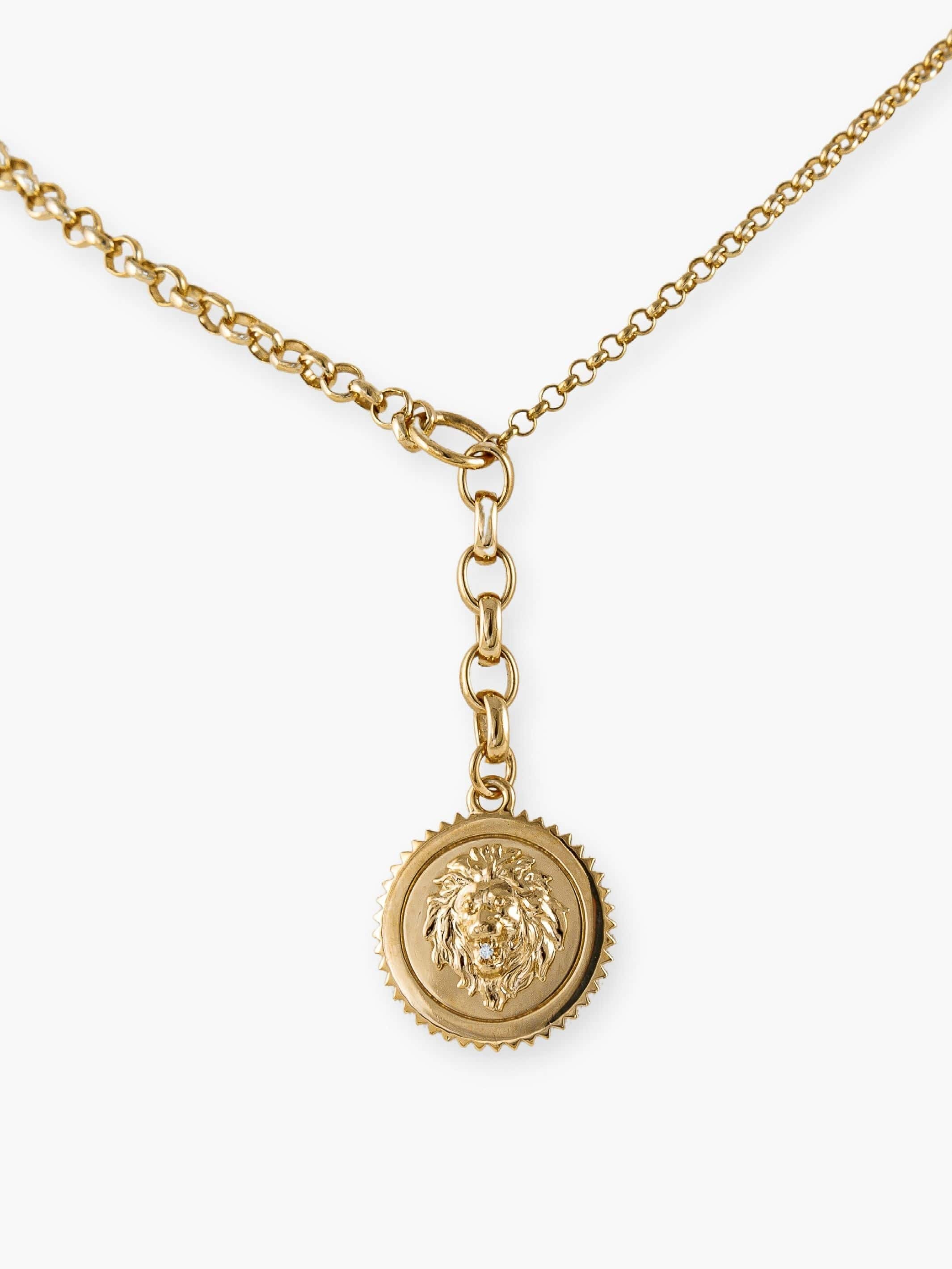 Foundrae “Strength” Gold Necklace - . Görsel