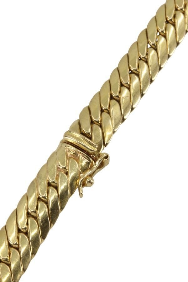 FLAT MESH NECKLACE - . Görsel