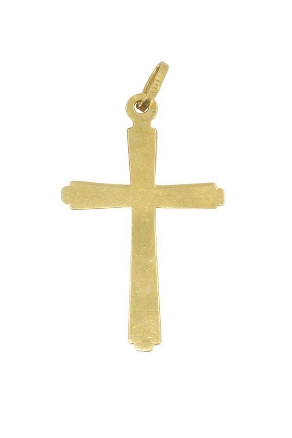 MODERN CROSS PENDANT - . Görsel