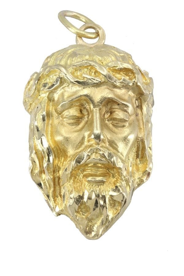 CHRIST FACE PENDANT - . Görsel