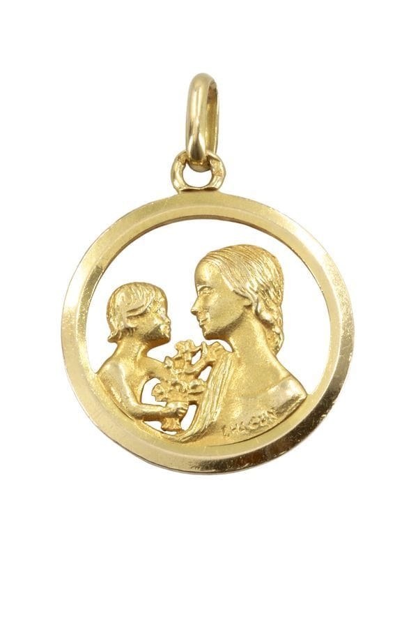 MOTHER AND CHILD MEDAL - . Görsel