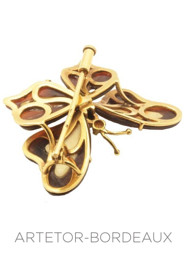 Butterfly brooch - . Görsel