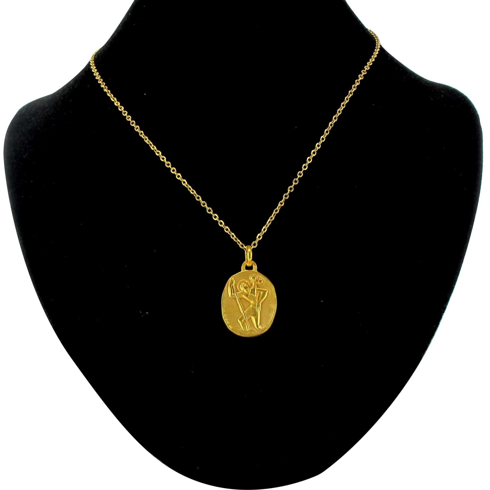 Saint Christopher and the Child Jesus Medal - . Görsel