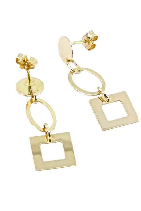 Modern dangling earrings - . Görsel