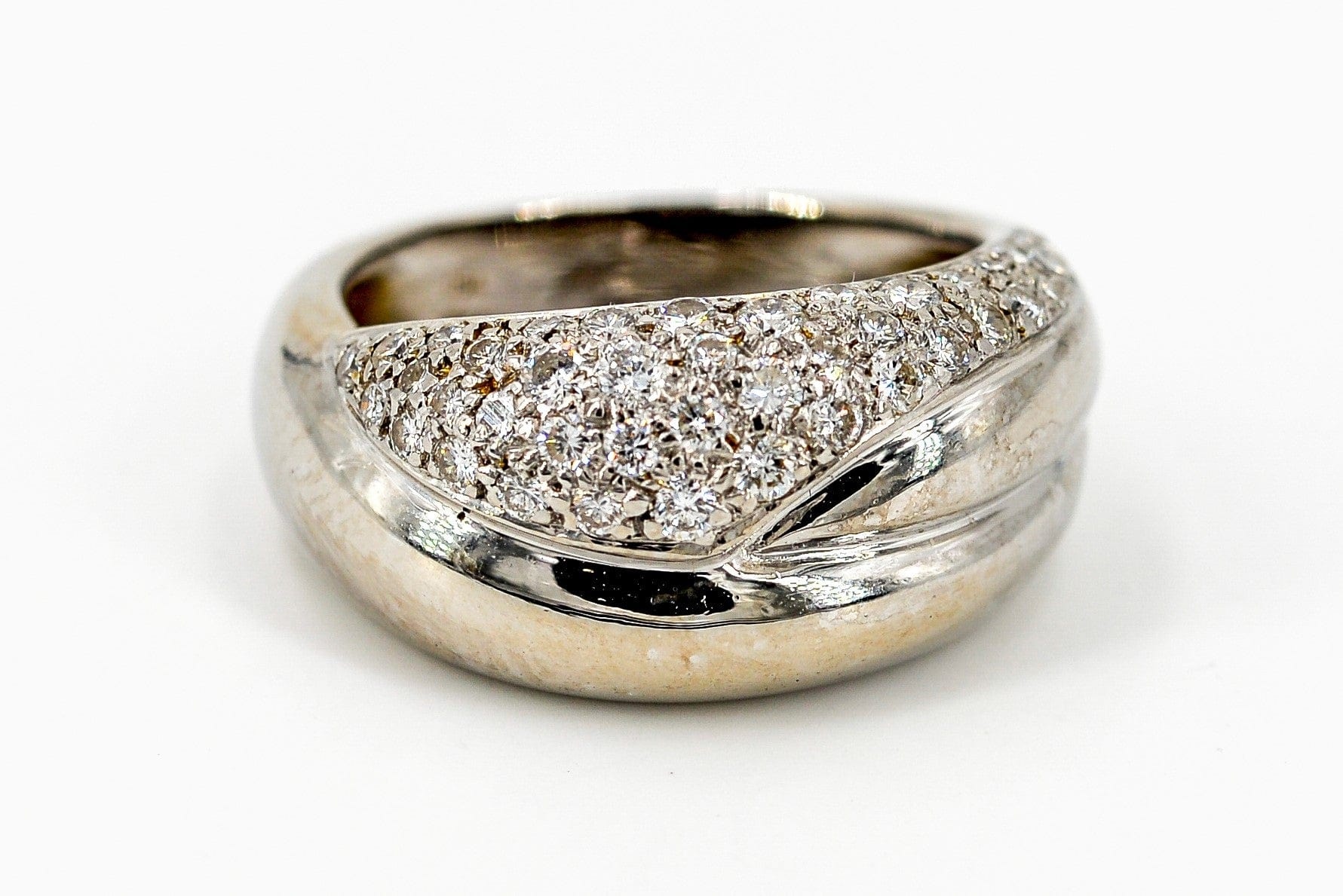 White Gold Diamond Ring - . Görsel