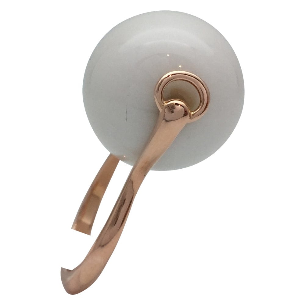 Hermès ring in pink gold and cacholong. - . Görsel