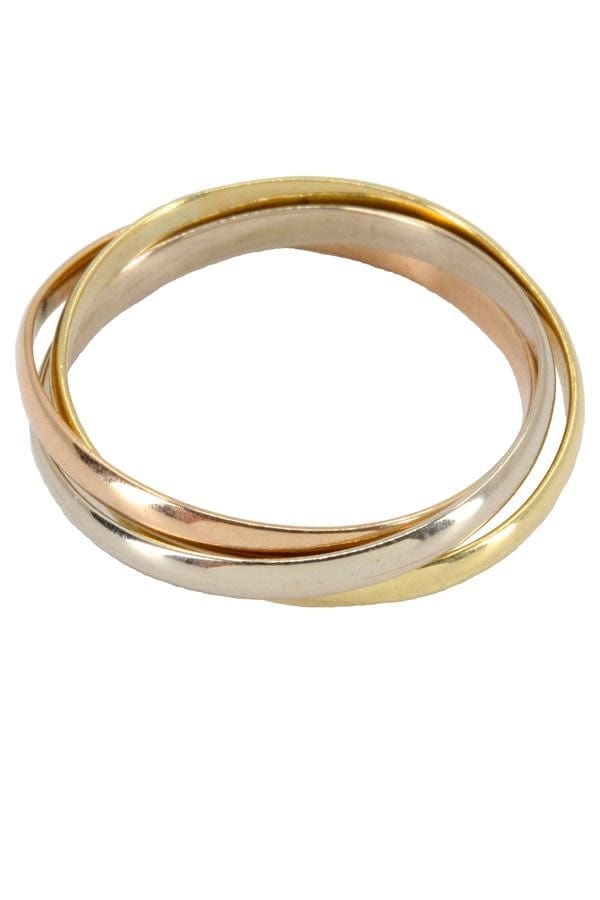 Wedding ring 3 rings 3 gold - . Görsel
