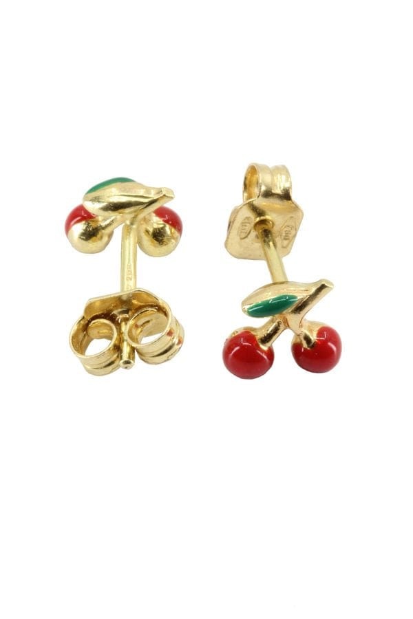 Cherry earrings - . Görsel