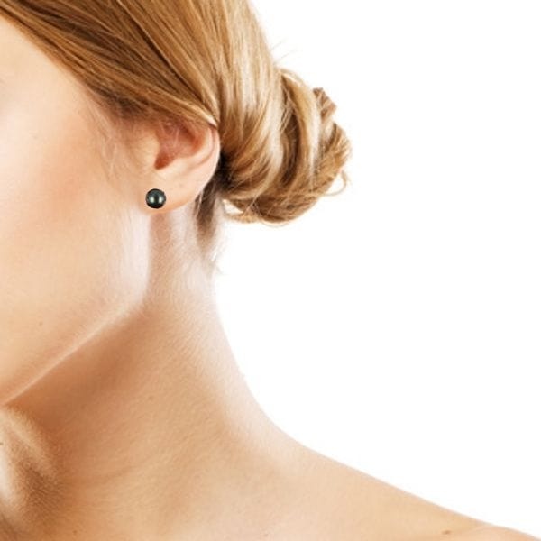 Tahitian Pearl Earrings - . Görsel