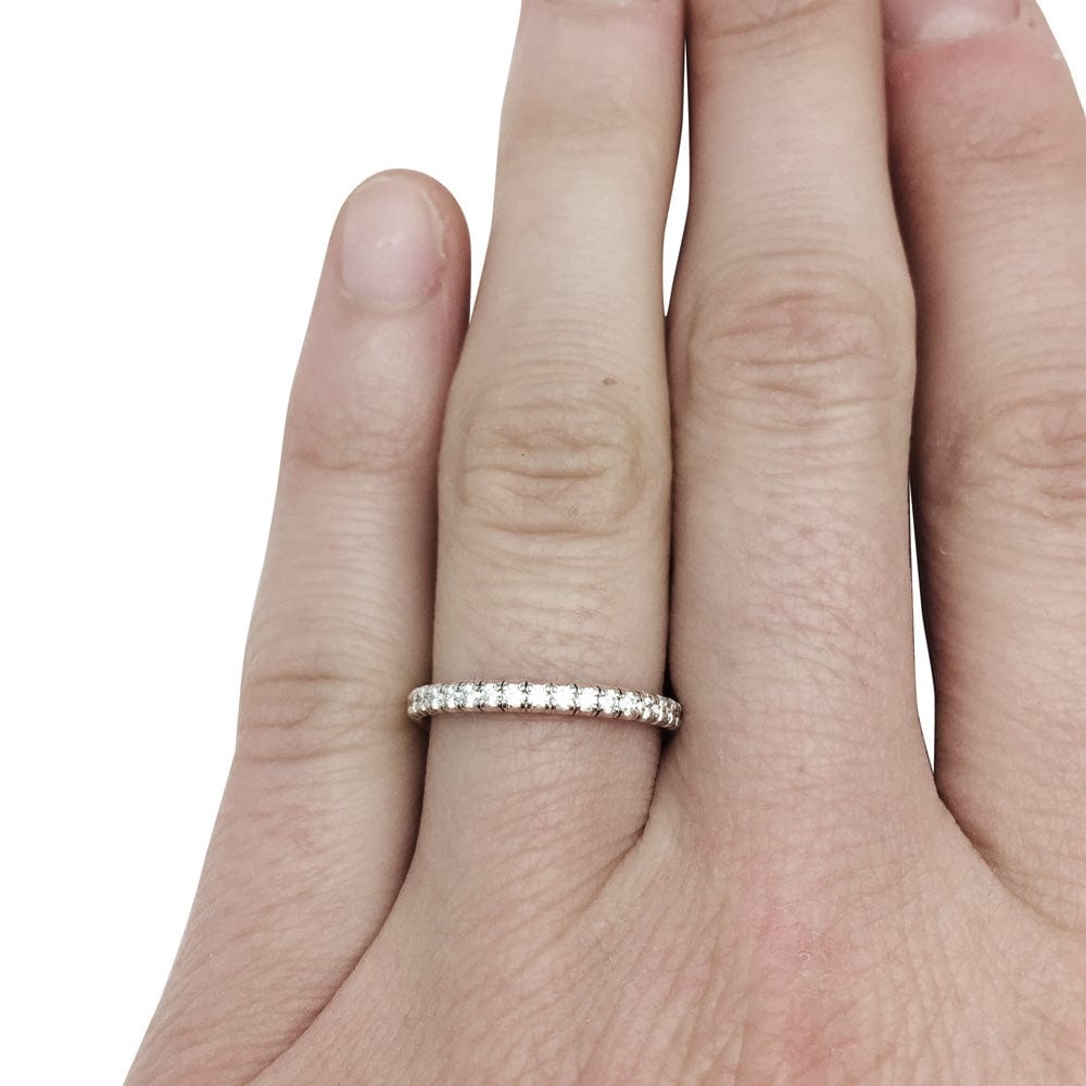 Alliance Cartier “Etincelle” in white gold, diamonds. - . Görsel