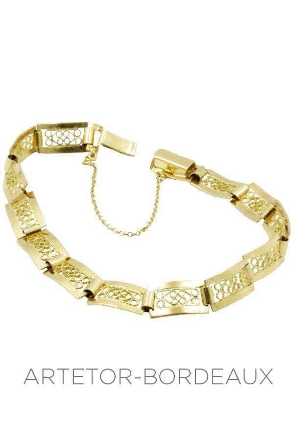 Old filigree bracelet - . Görsel