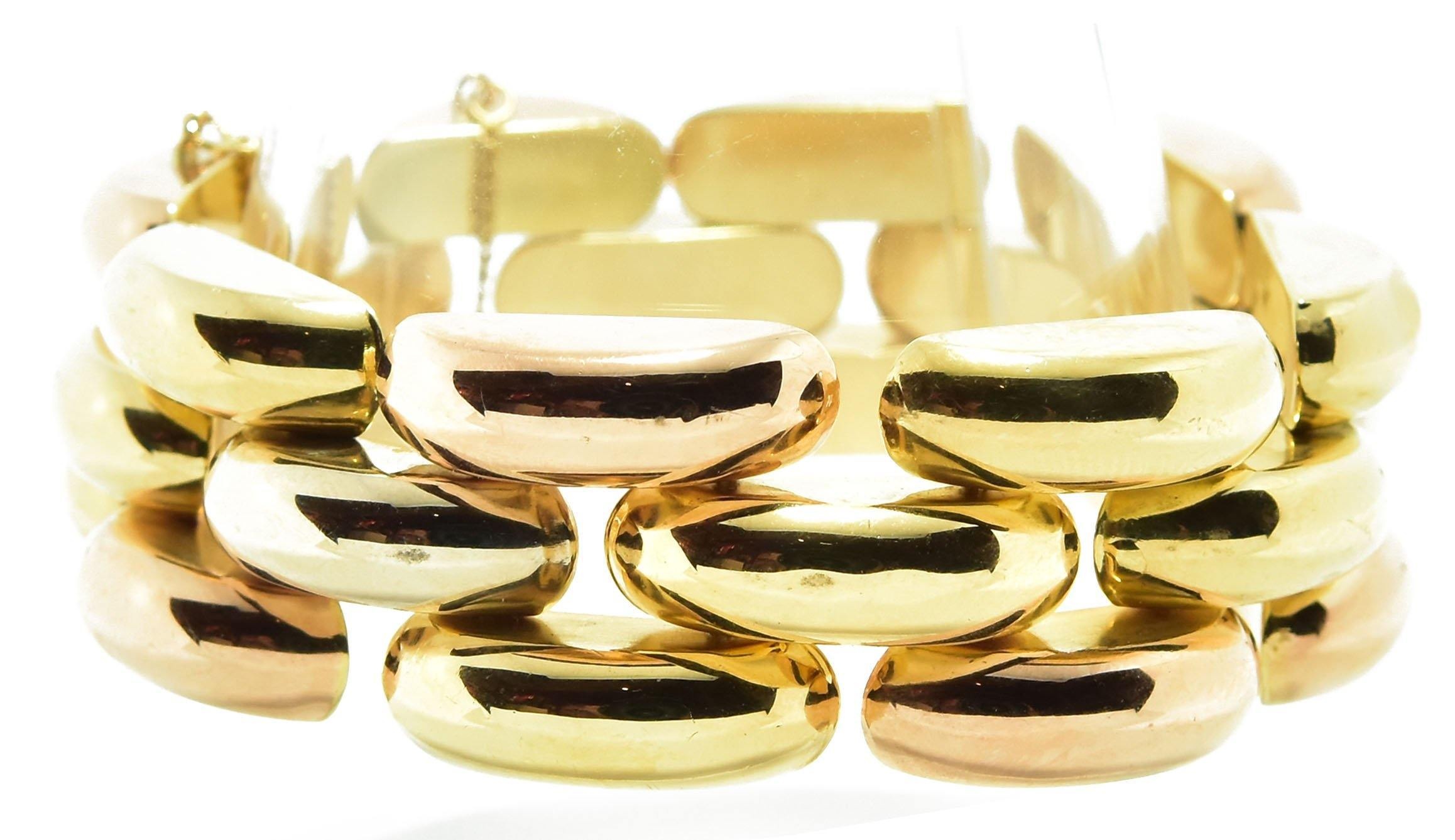 Bracelet Tank 3 gold - . Görsel