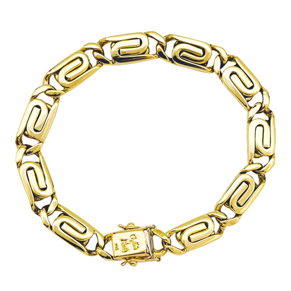 Flexible bracelet in yellow gold. - . Görsel