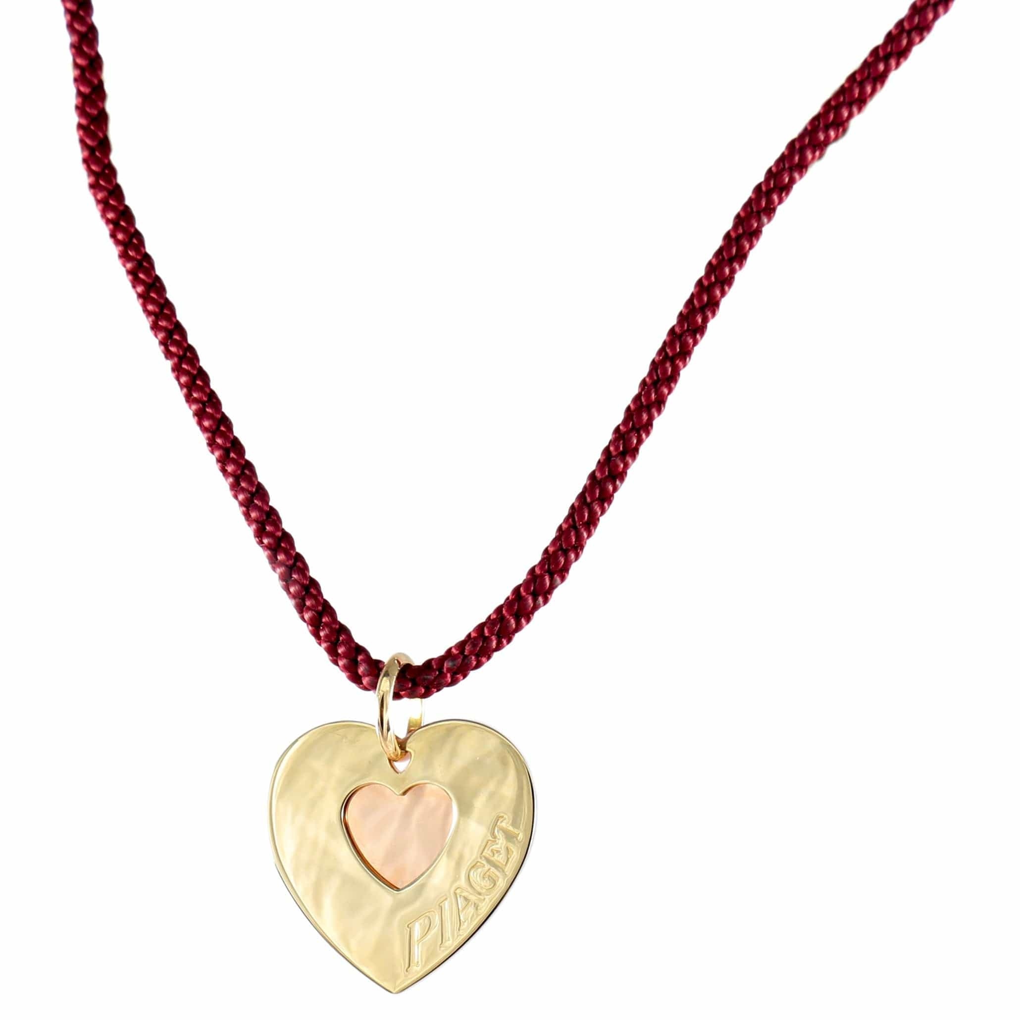 PIAGET - necklace/pendant yellow gold, pink gold