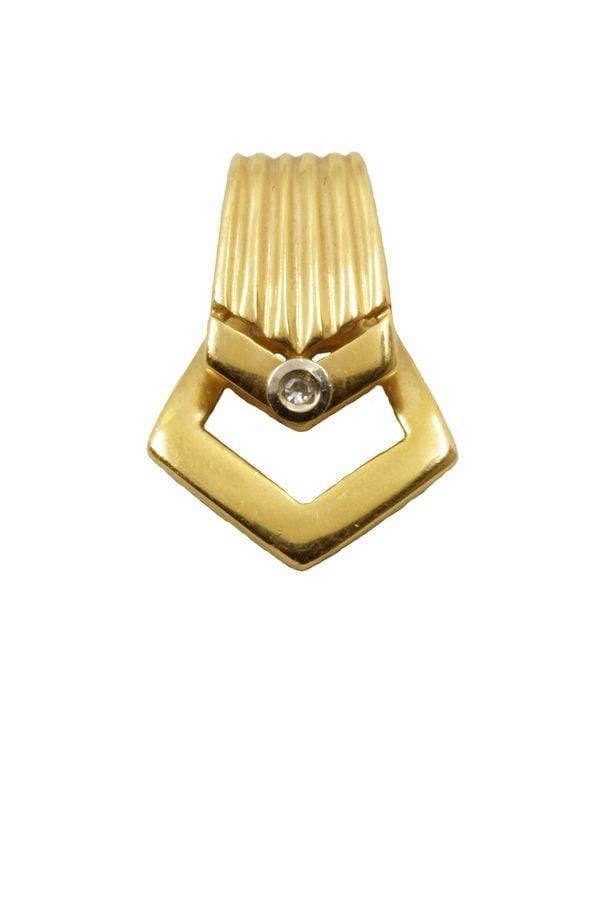 Diamond buckle pendant