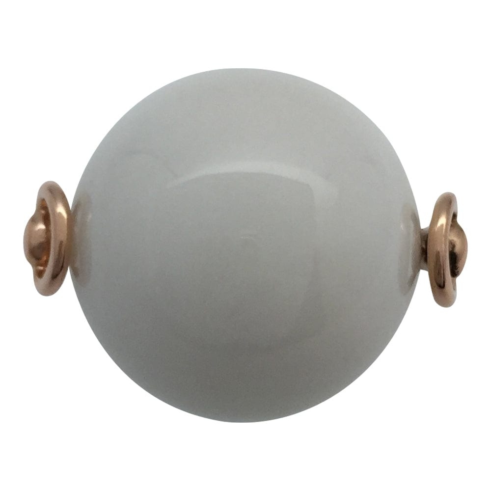 Hermès ring in pink gold and cacholong.