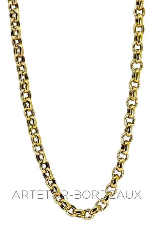 Oval belcher chain