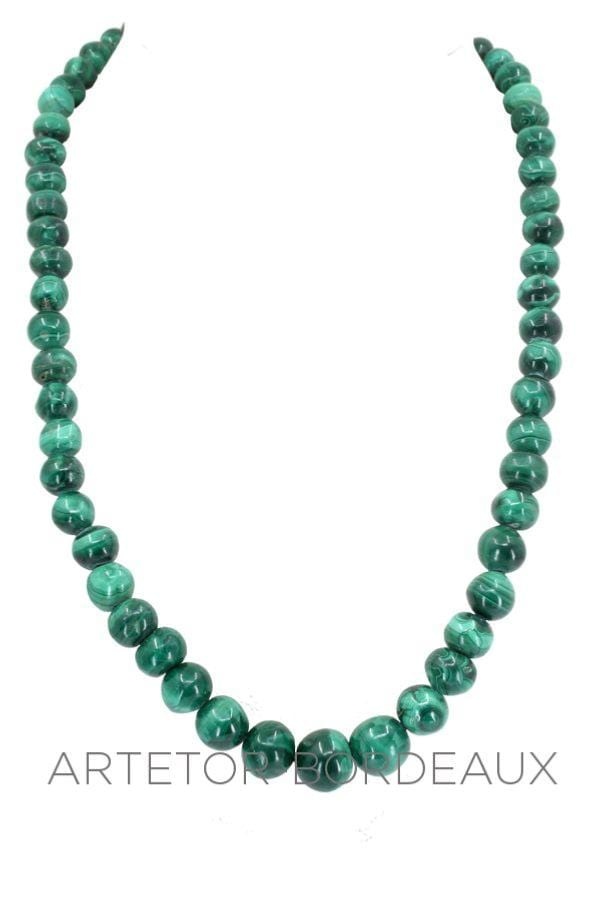 Falling Malachite Necklace